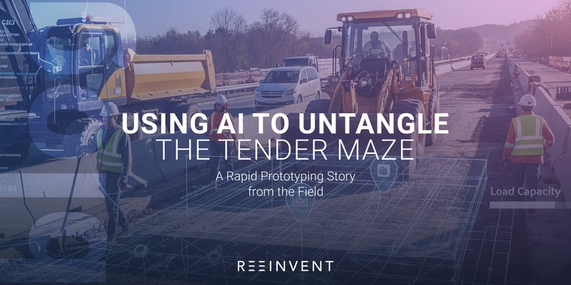 Using AI to untangle the tender maze, a rapid prototyping story from the field